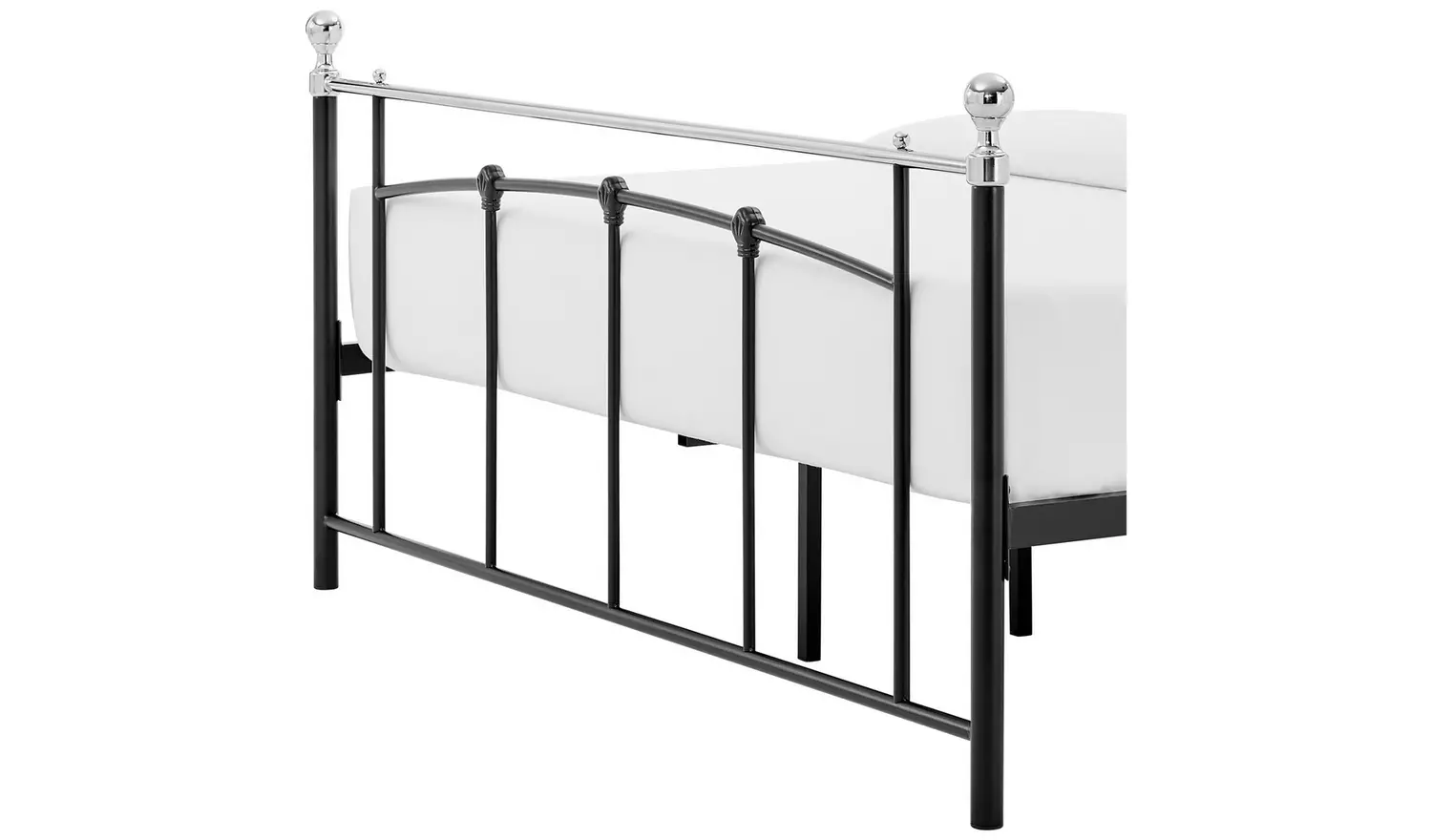 Argos Home Yani Kingsize Metal Bed Frame - Black