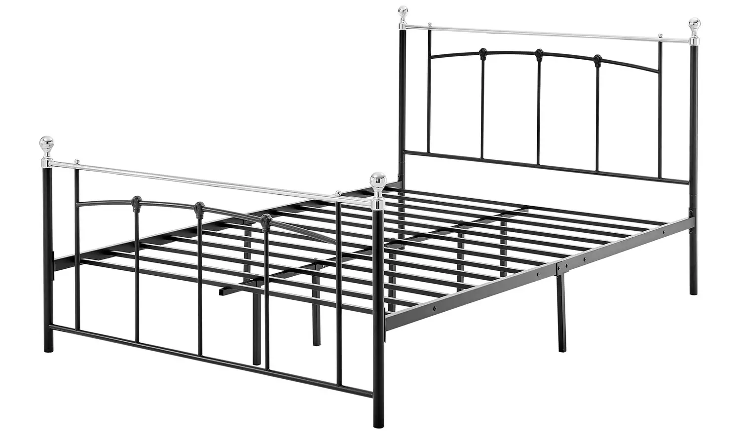 Argos Home Yani Kingsize Metal Bed Frame - Black