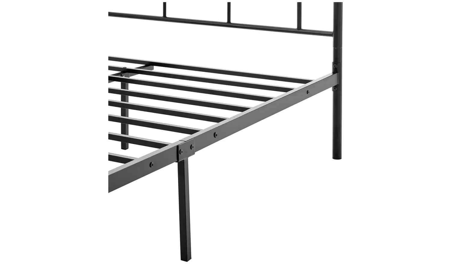 Argos Home Yani Kingsize Metal Bed Frame - Black
