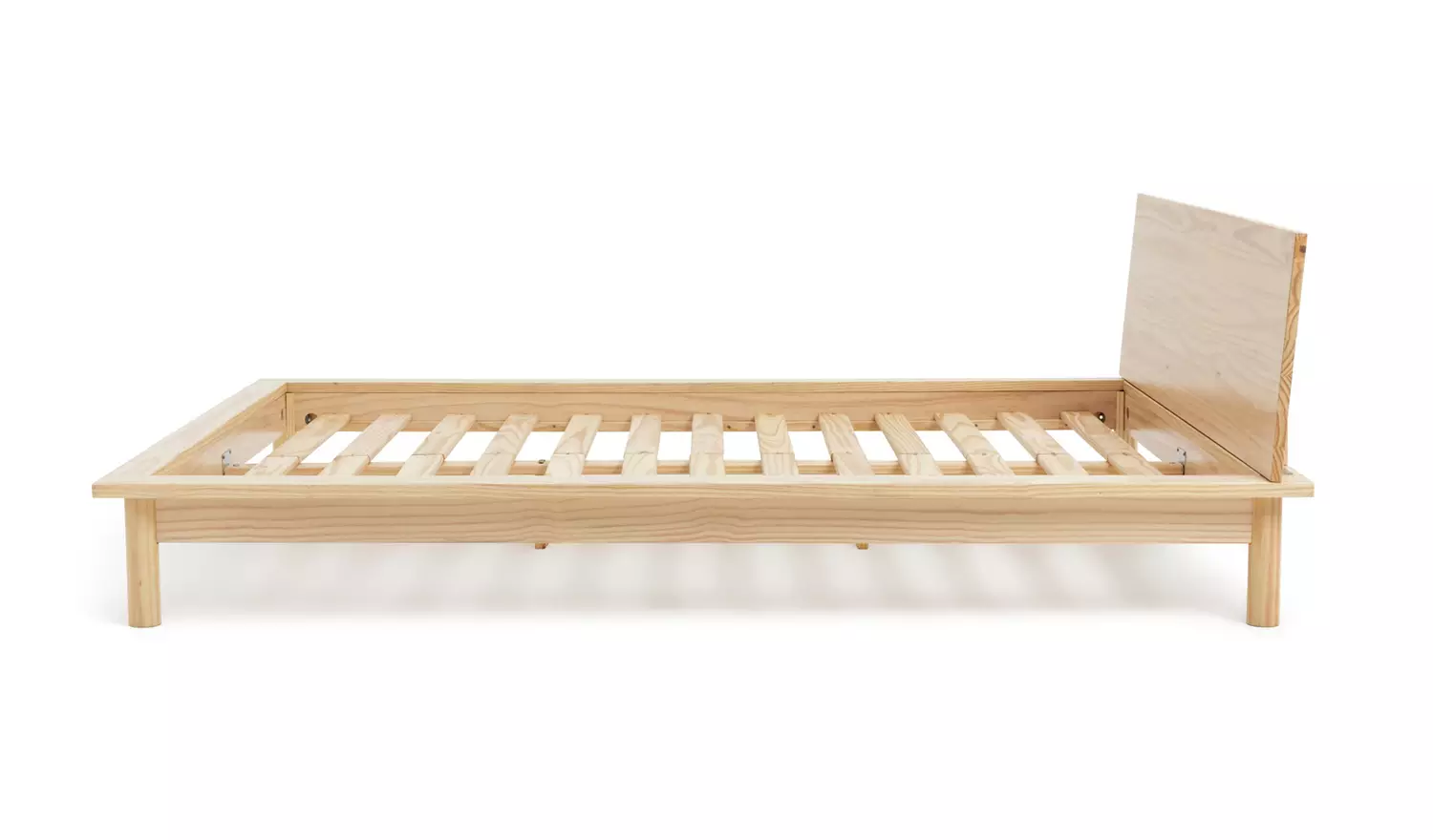 Habitat Akio Kingsize Wooden Platform Bed Frame - Natural