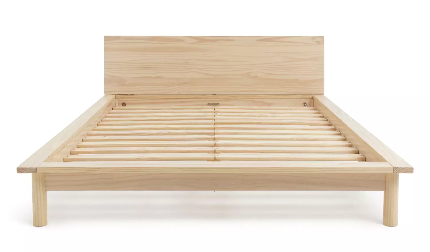 Habitat Akio Double Wooden Platform Bed Frame - Natural
