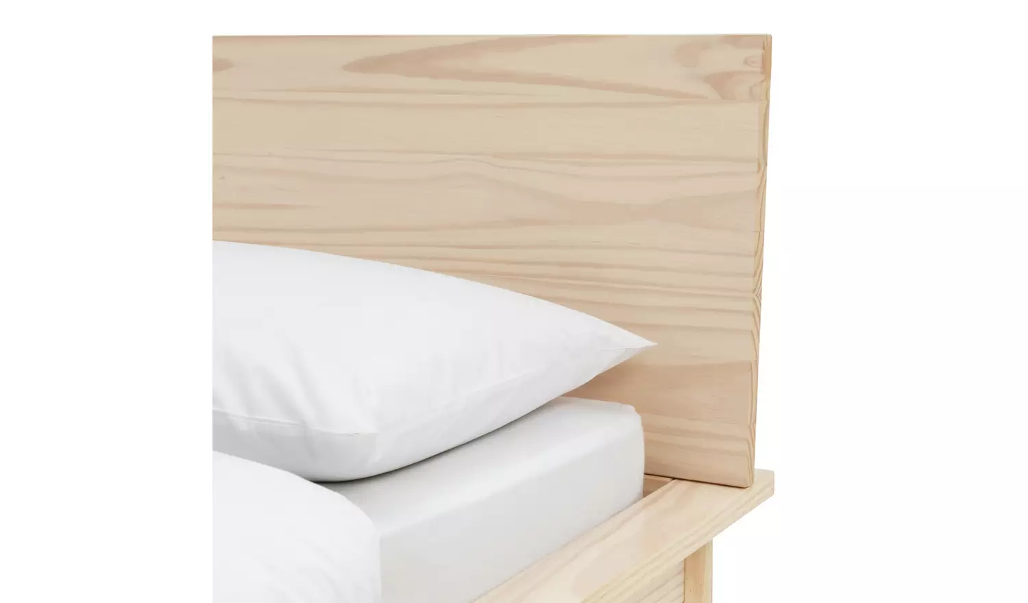 Habitat Akio Double Wooden Platform Bed Frame - Natural