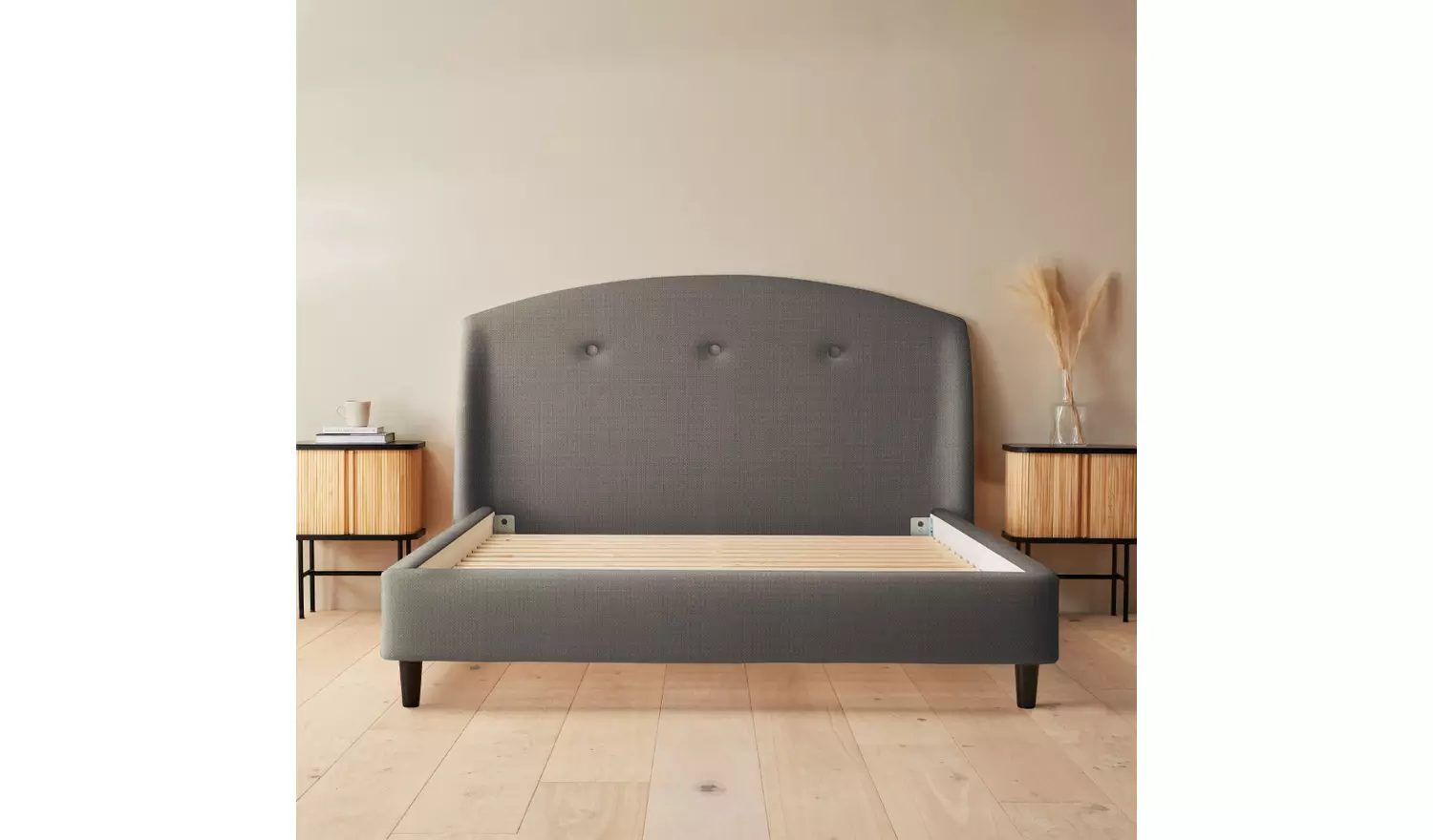 Silentnight Evana Double Fabric Bed Frame - Grey