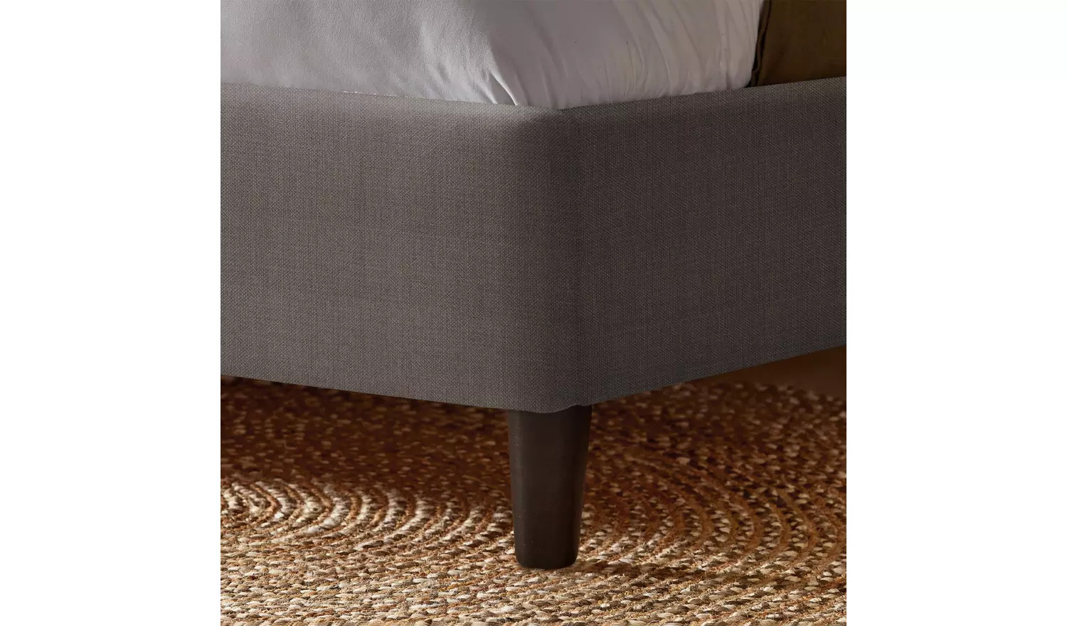 Silentnight Evana Double Fabric Bed Frame - Grey