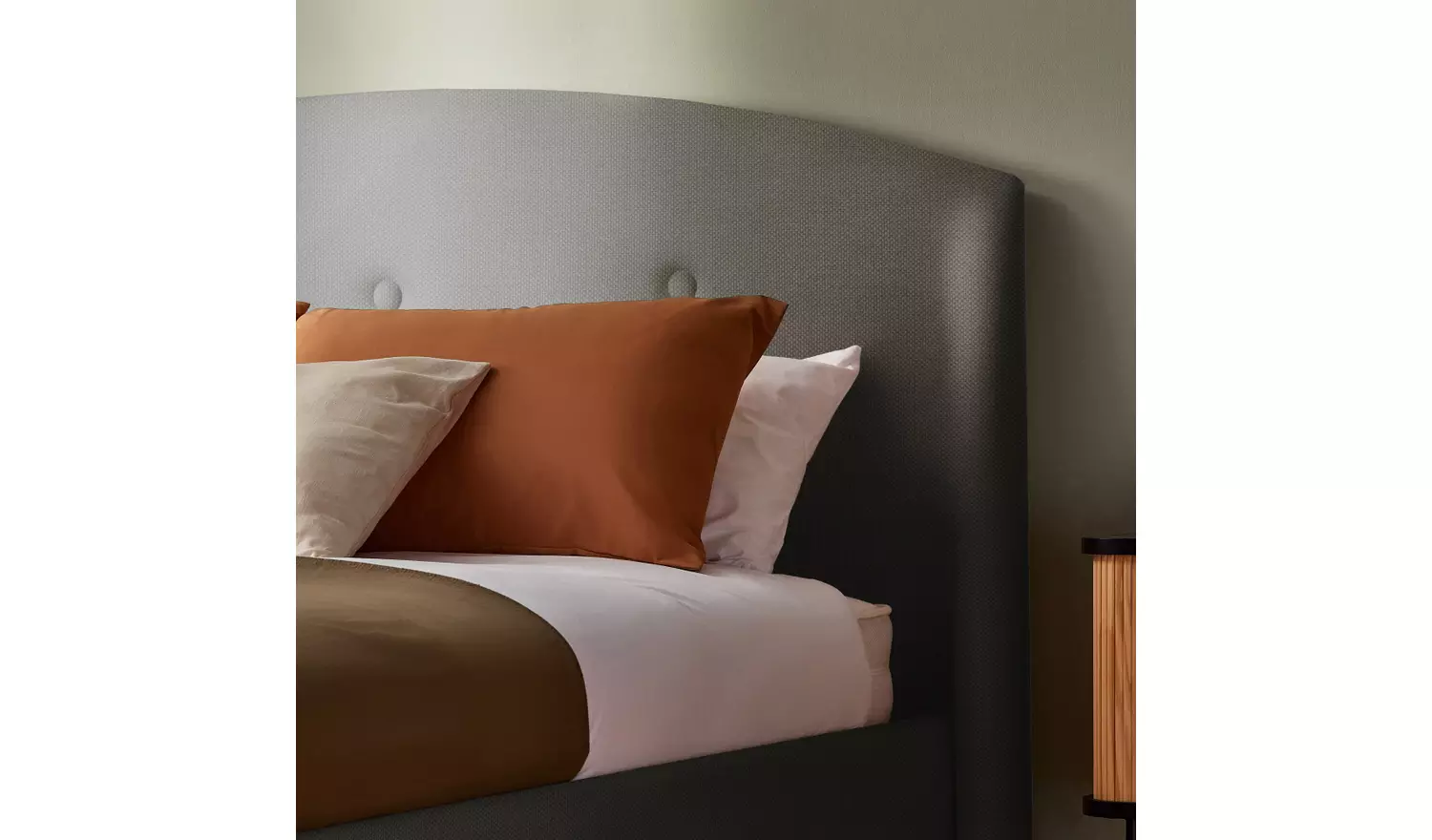 Silentnight Evana Kingsize Fabric Bed Frame - Grey