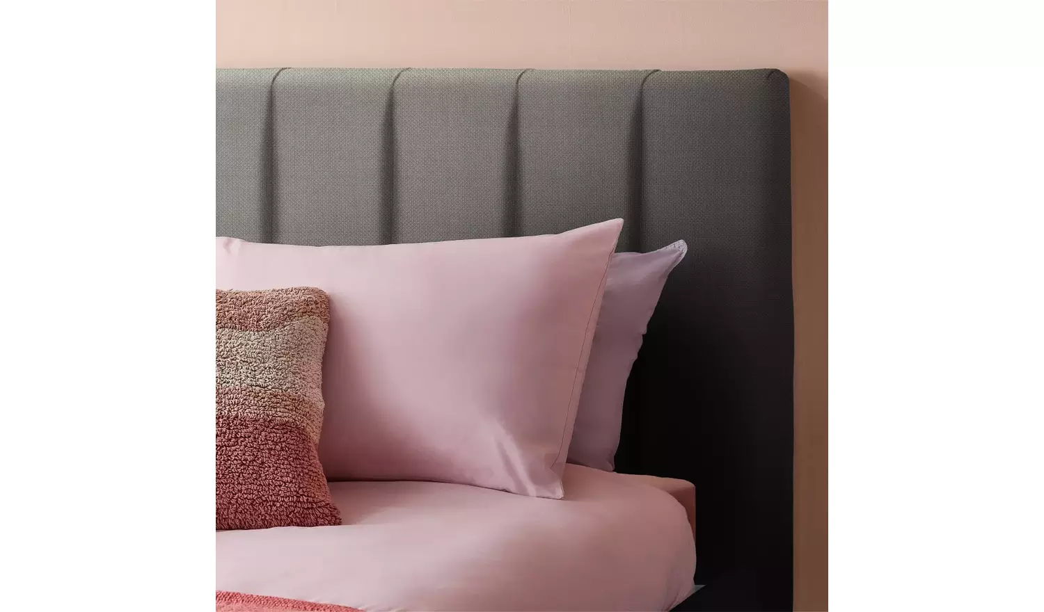 Silentnight Octavia Double Fabric Bed Frame - Granite Grey