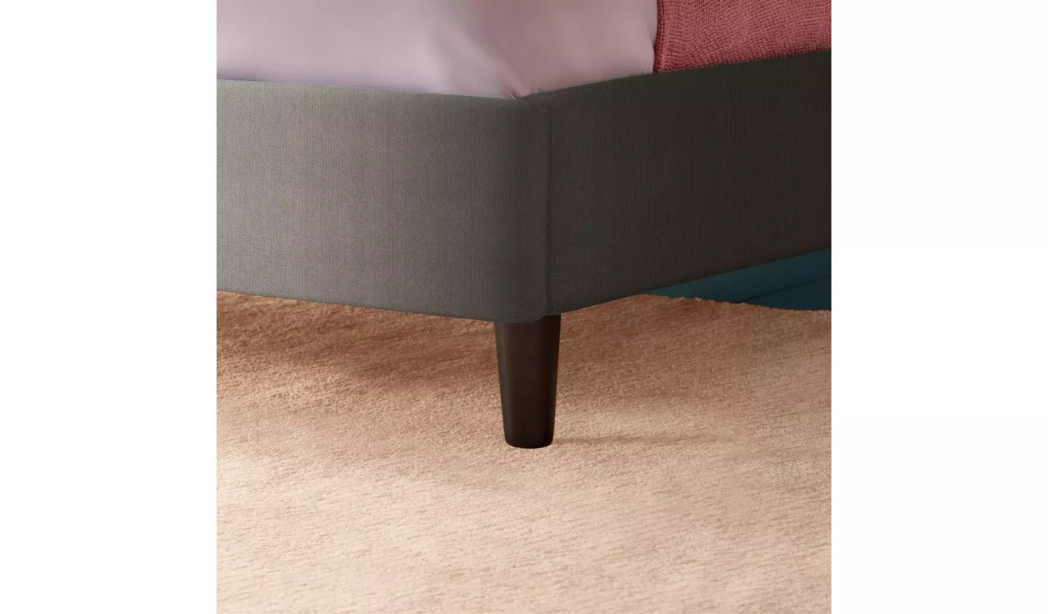 Silentnight Octavia Double Fabric Bed Frame - Granite Grey