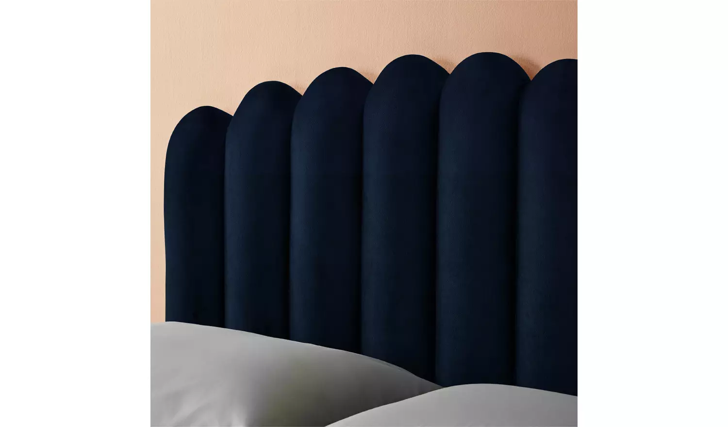 Silentnight Oriana Double Velvet Bed Frame - Blue