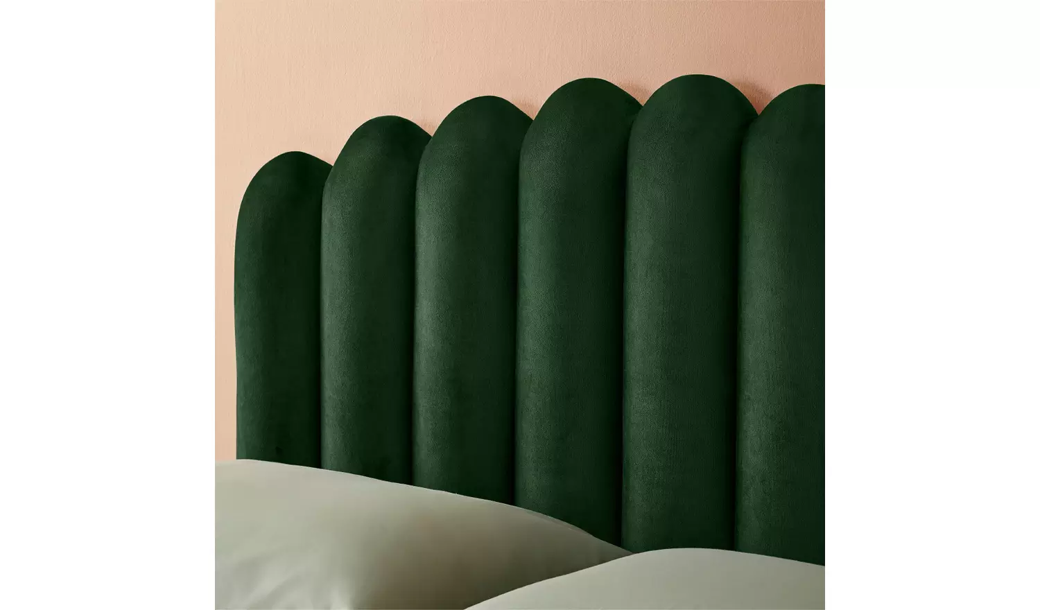Silentnight Oriana Kingsize Velvet Bed Frame - Green