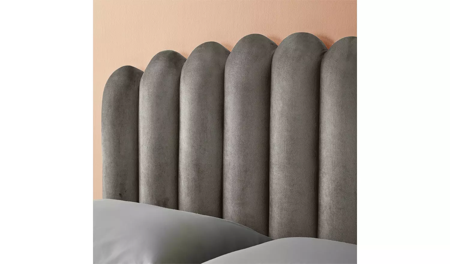 Silentnight Oriana Superking Velvet Bed Frame - Silver