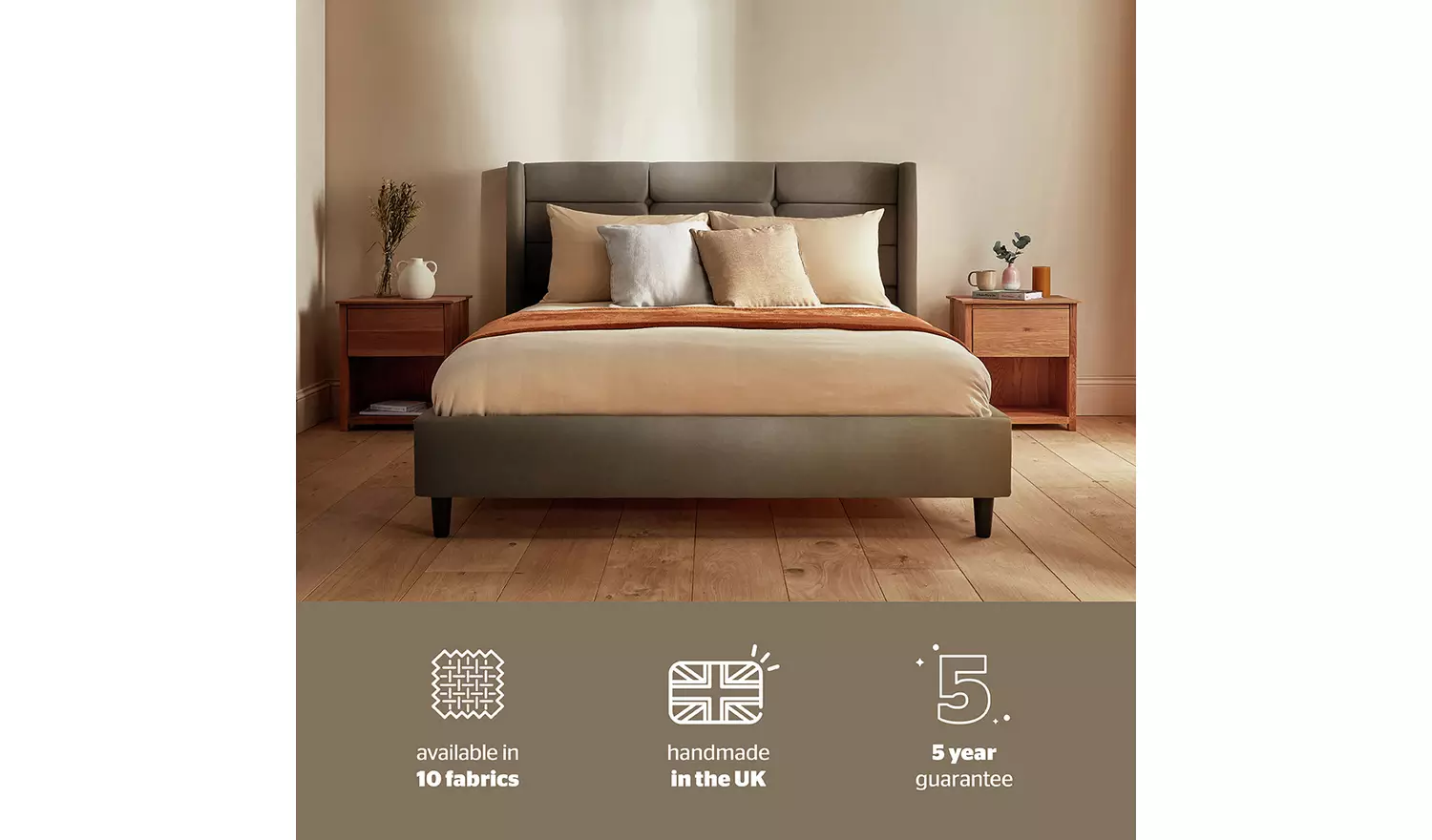 Silentnight Lilith Superking Velvet Bed Frame - Charcoal