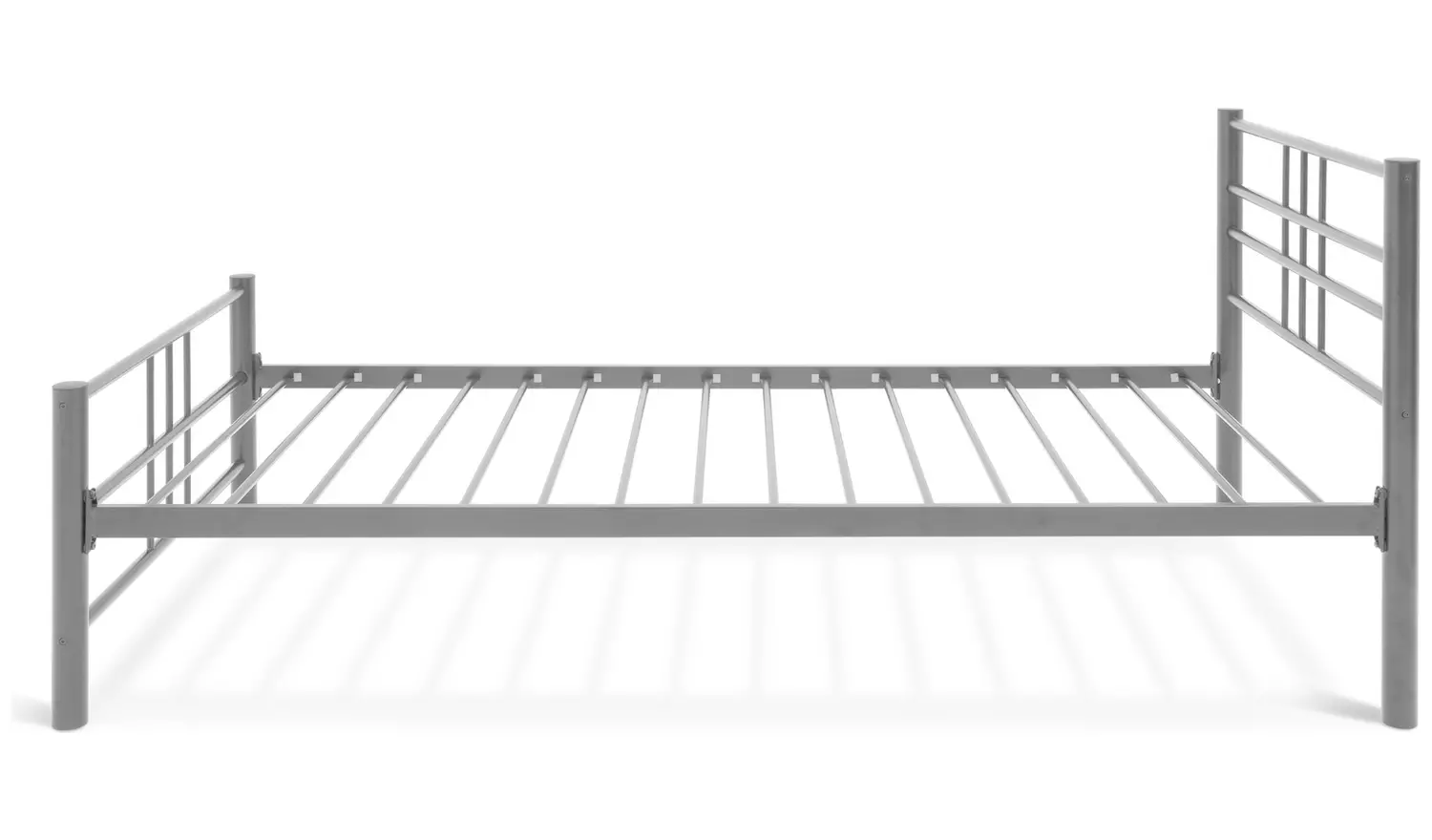 Argos Home Atlas Single Metal Bed Frame - Silver