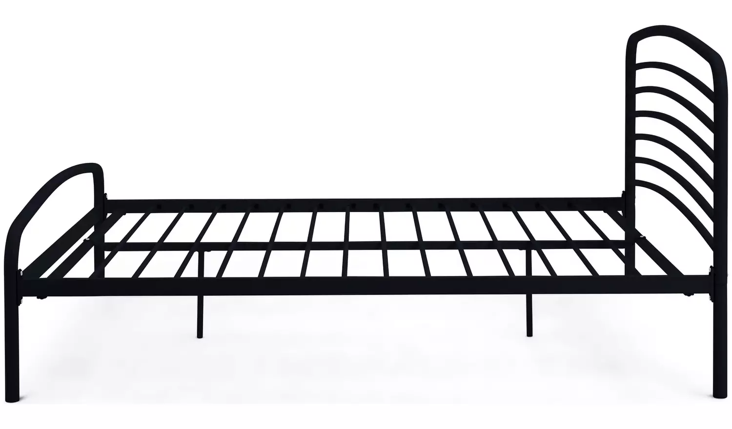 Argos Home Jubilee Double Metal Bed Frame - Black