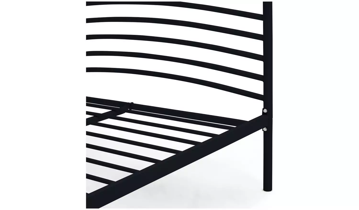 Argos Home Jubilee Double Metal Bed Frame - Black