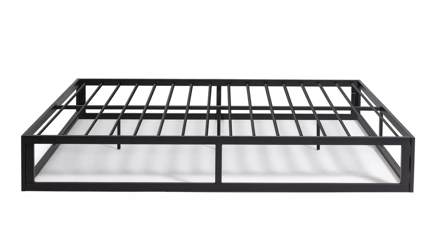 Argos Home Platform Double Metal Bed Frame - Black