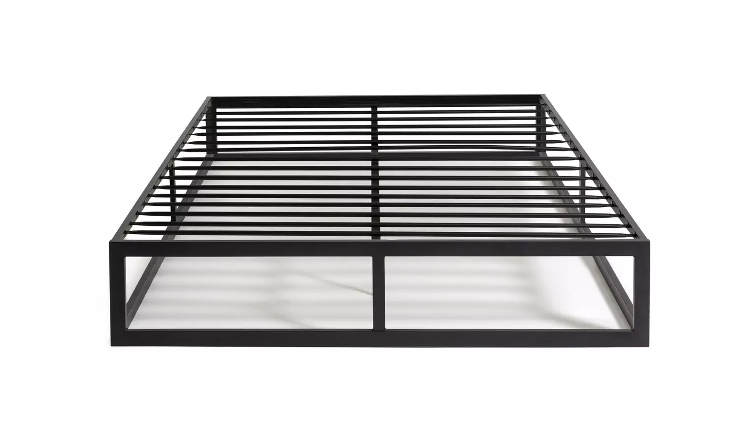 Argos Home Platform Double Metal Bed Frame - Black