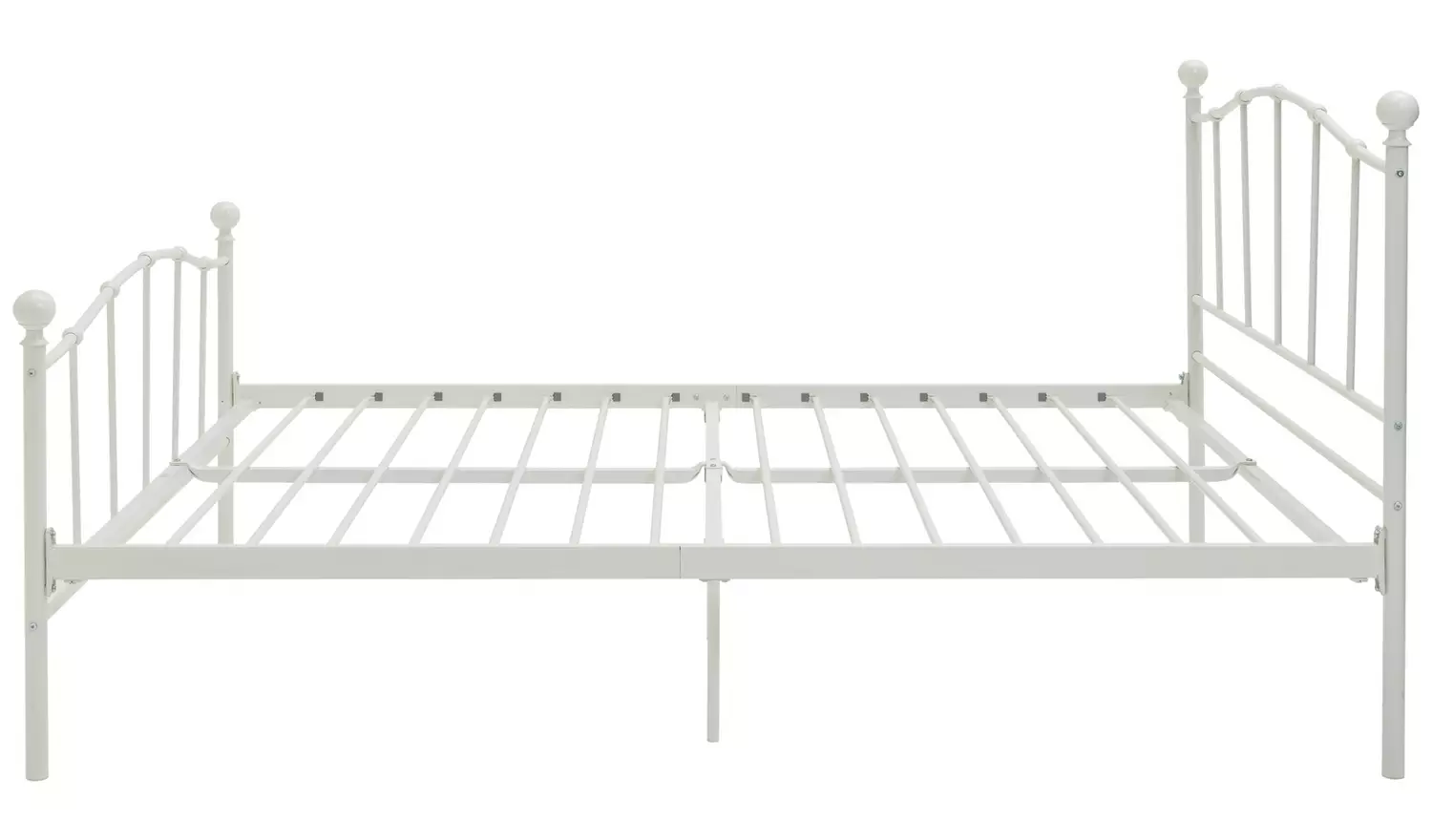 Argos Home Fleur Small Double Metal Bed Frame - White