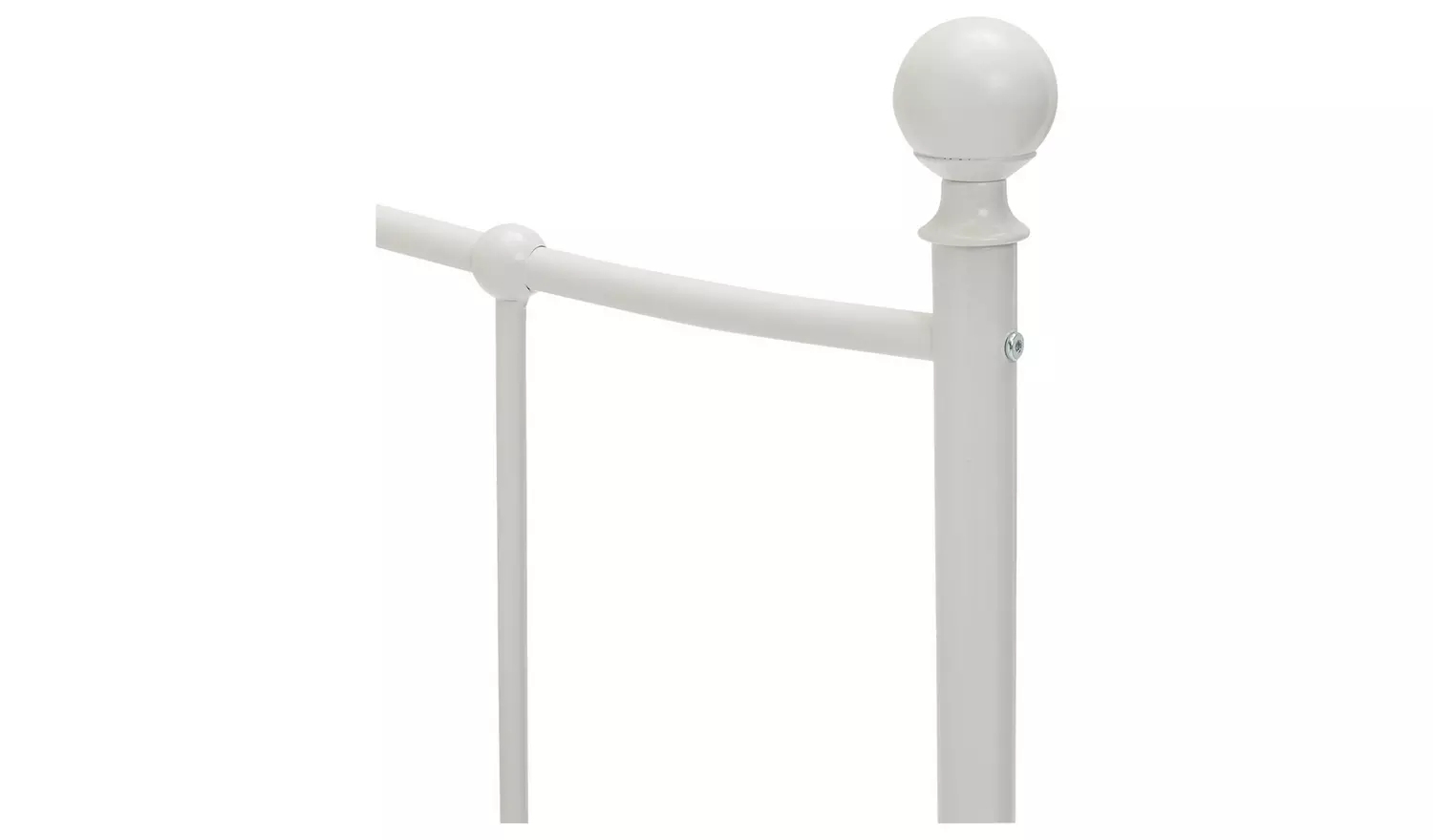 Argos Home Fleur Small Double Metal Bed Frame - White