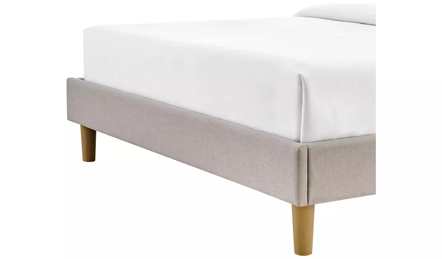 Argos Home Arthur Platform Double Bed Frame - Natural