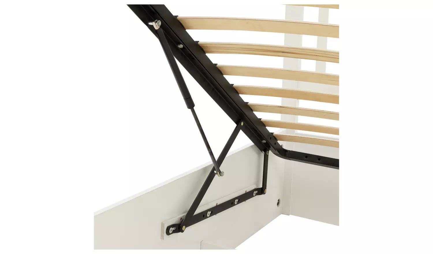 Argos Home Aspley Kingsize Wooden Ottoman Bed Frame - White