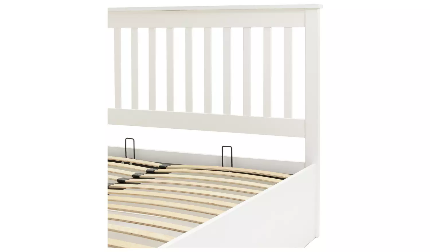 Argos Home Aspley Kingsize Wooden Ottoman Bed Frame - White