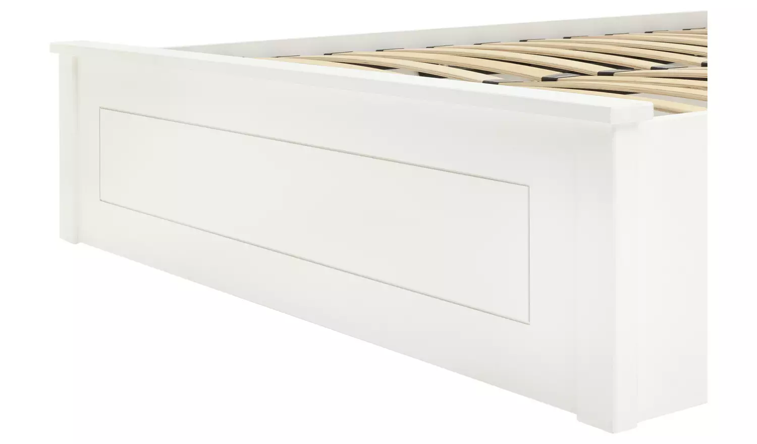 Argos Home Aspley Kingsize Wooden Ottoman Bed Frame - White