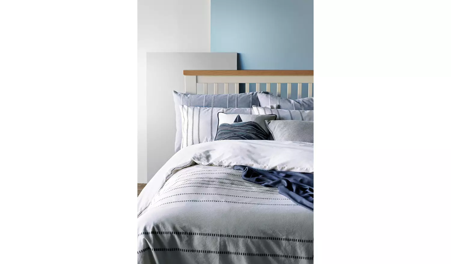 Argos Home Aubrey Superking Wooden Bed Frame - Two Tone