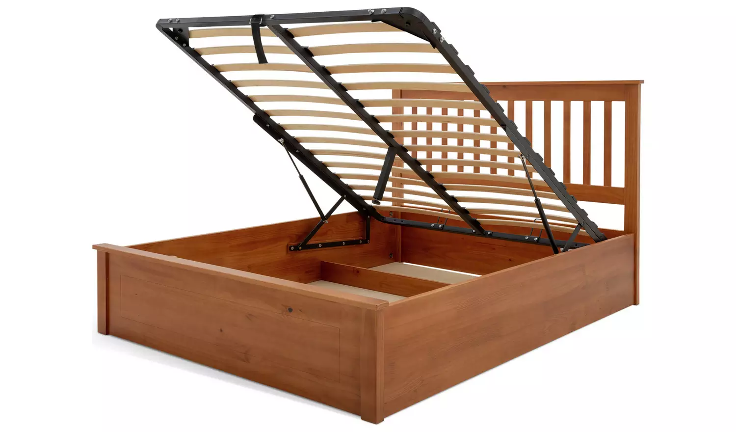 Argos Home Aspley Small Double Ottoman Bed - Oak Stain