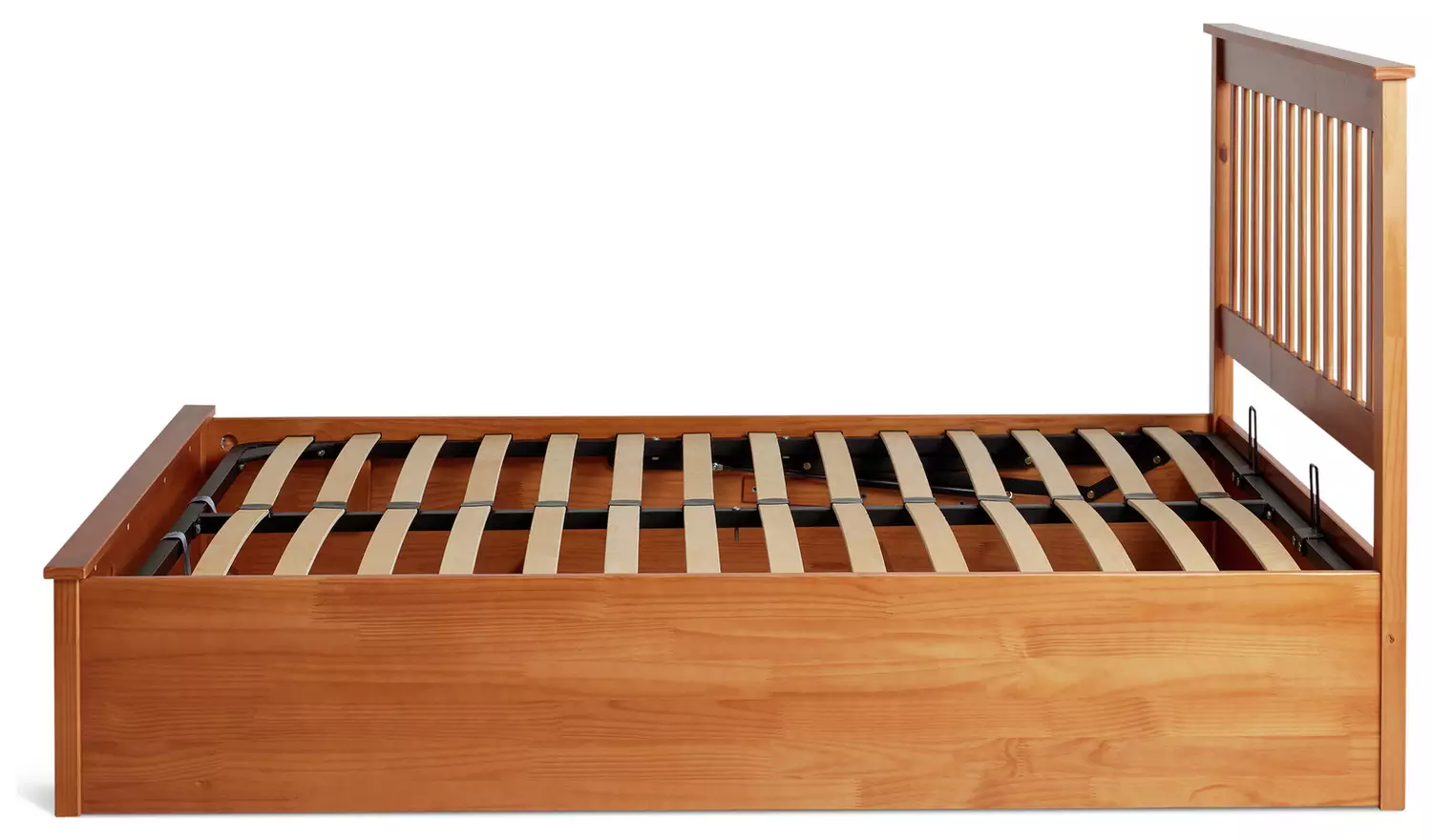 Argos Home Aspley Small Double Ottoman Bed - Oak Stain