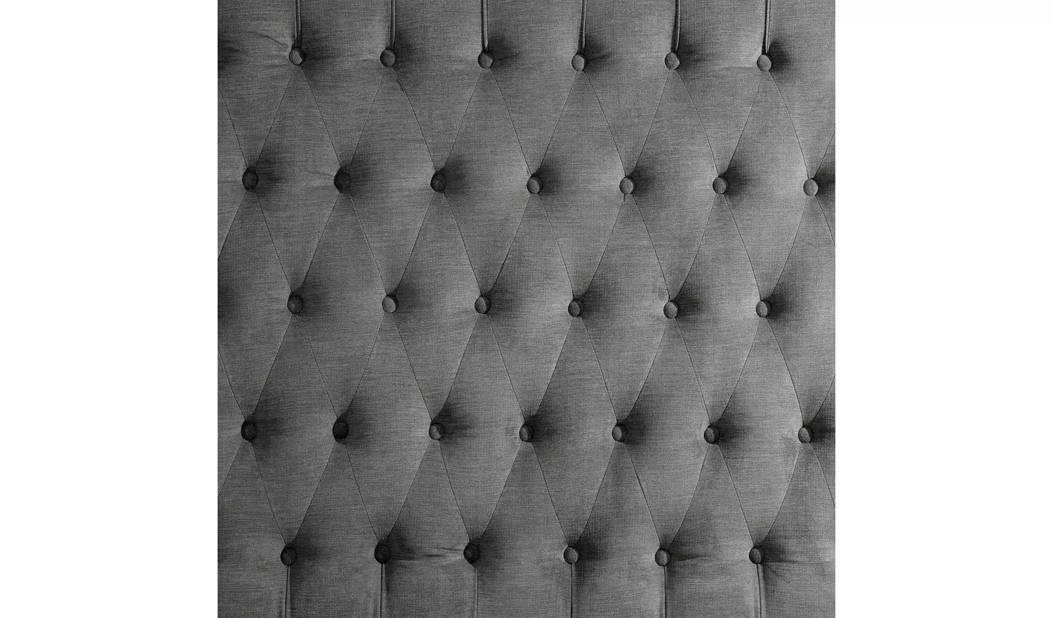 GFW Dakota Double Fabric End Lift Ottoman Bed - Pewter