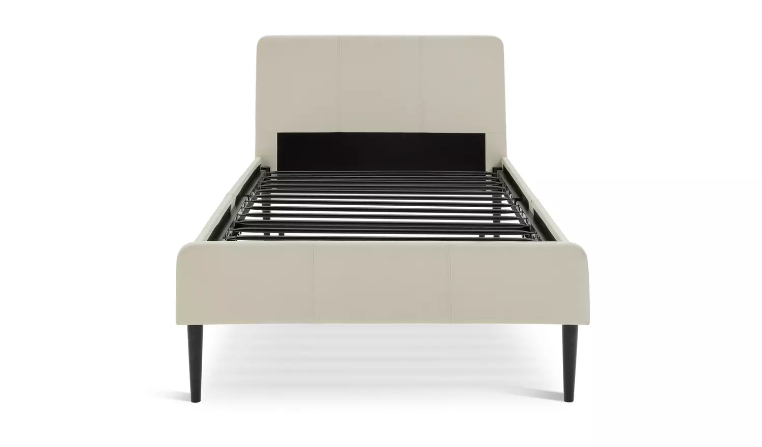 Argos Home Kristopher Single Fabric Bed Frame - Cream