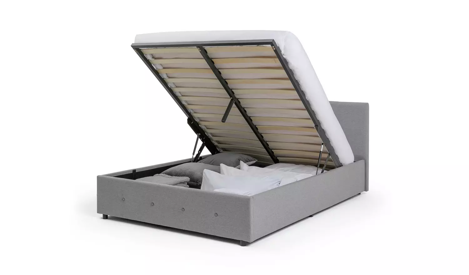 Argos Home Eros Double Ottoman Bed Frame - Grey