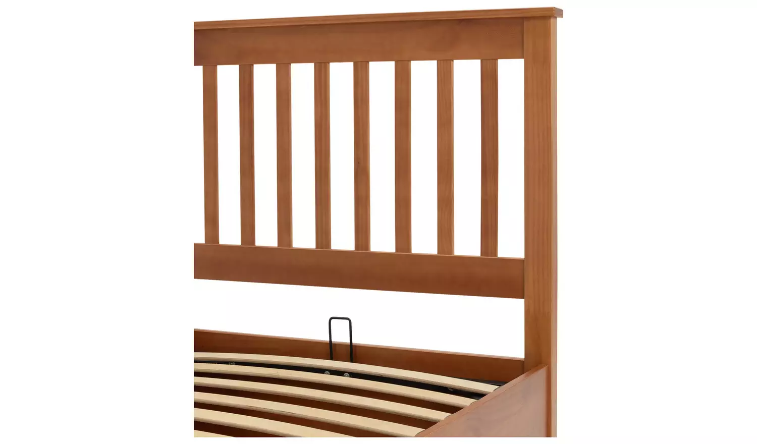 Argos Home Aspley Single Wooden End Lift Ottoman - Oak Stain