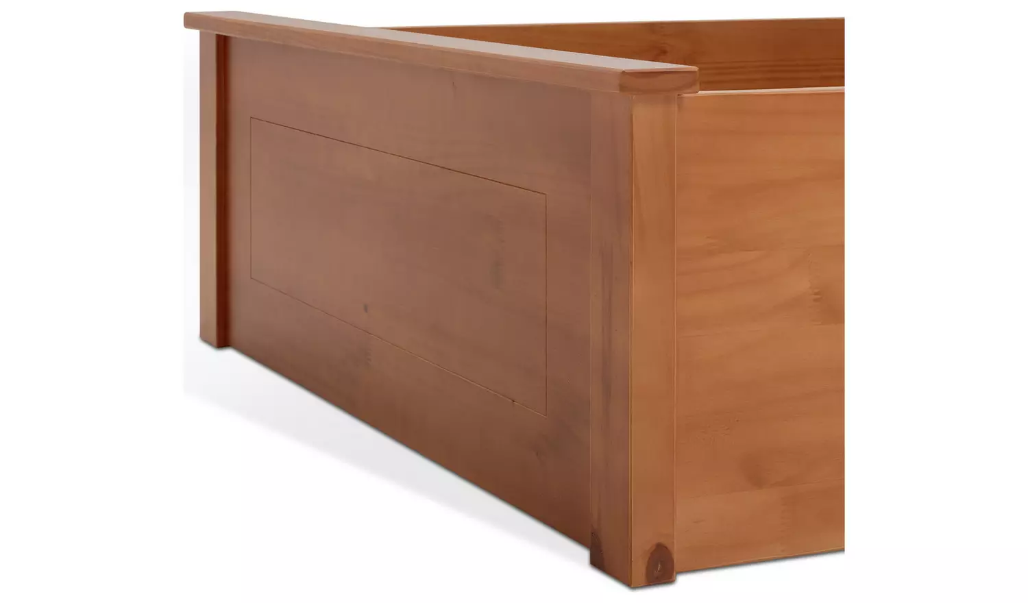 Argos Home Aspley Single Wooden End Lift Ottoman - Oak Stain