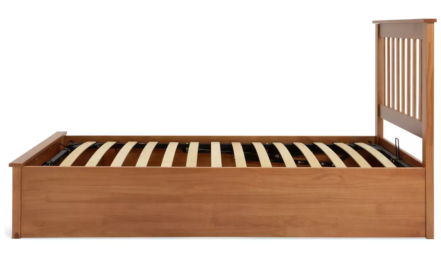 Argos Home Aspley Single Wooden End Lift Ottoman - Oak Stain