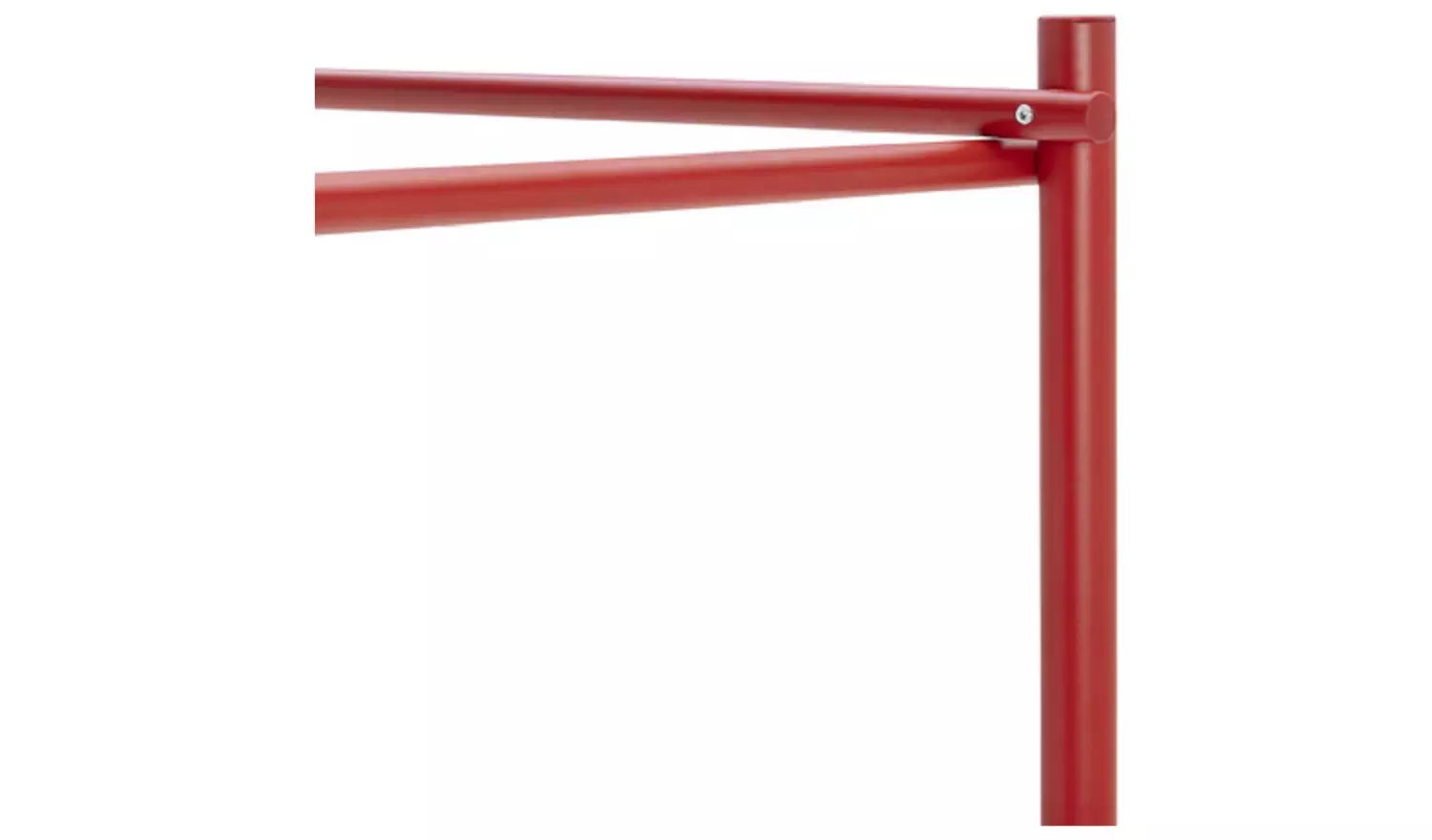 Habitat 60 Akari 4 Poster Double Metal Bed Frame - Red