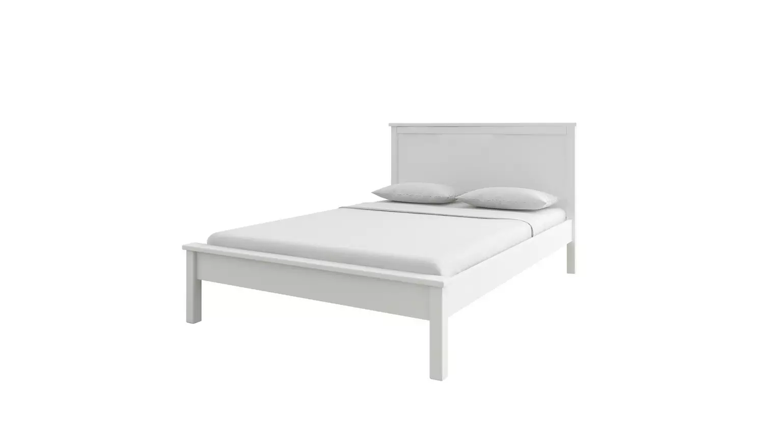 Habitat Brooklyn Small Double Wooden Bed Frame - White