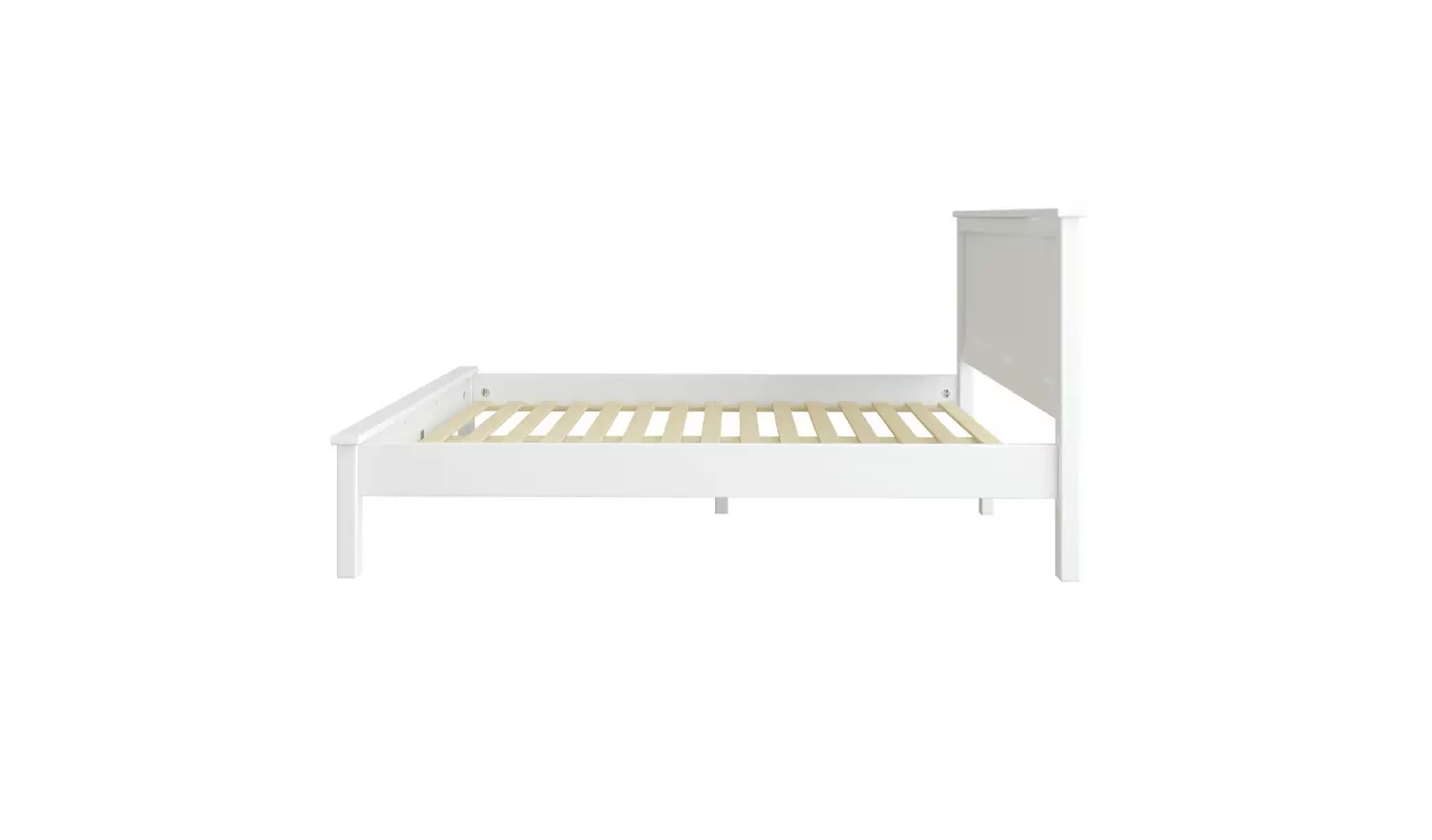 Habitat Brooklyn Small Double Wooden Bed Frame - White