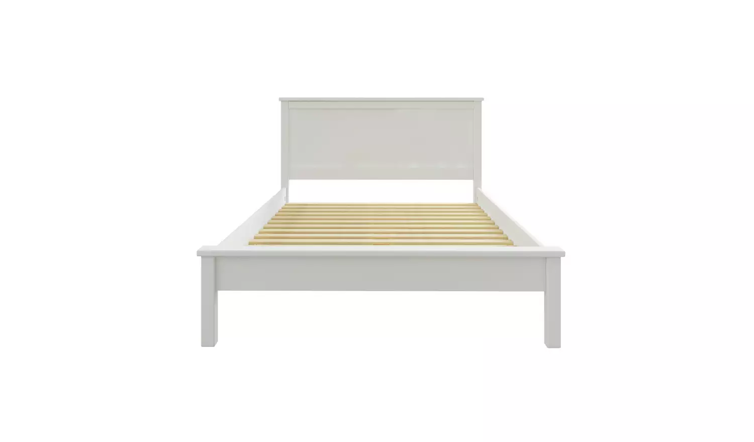 Habitat Brooklyn Small Double Wooden Bed Frame - White