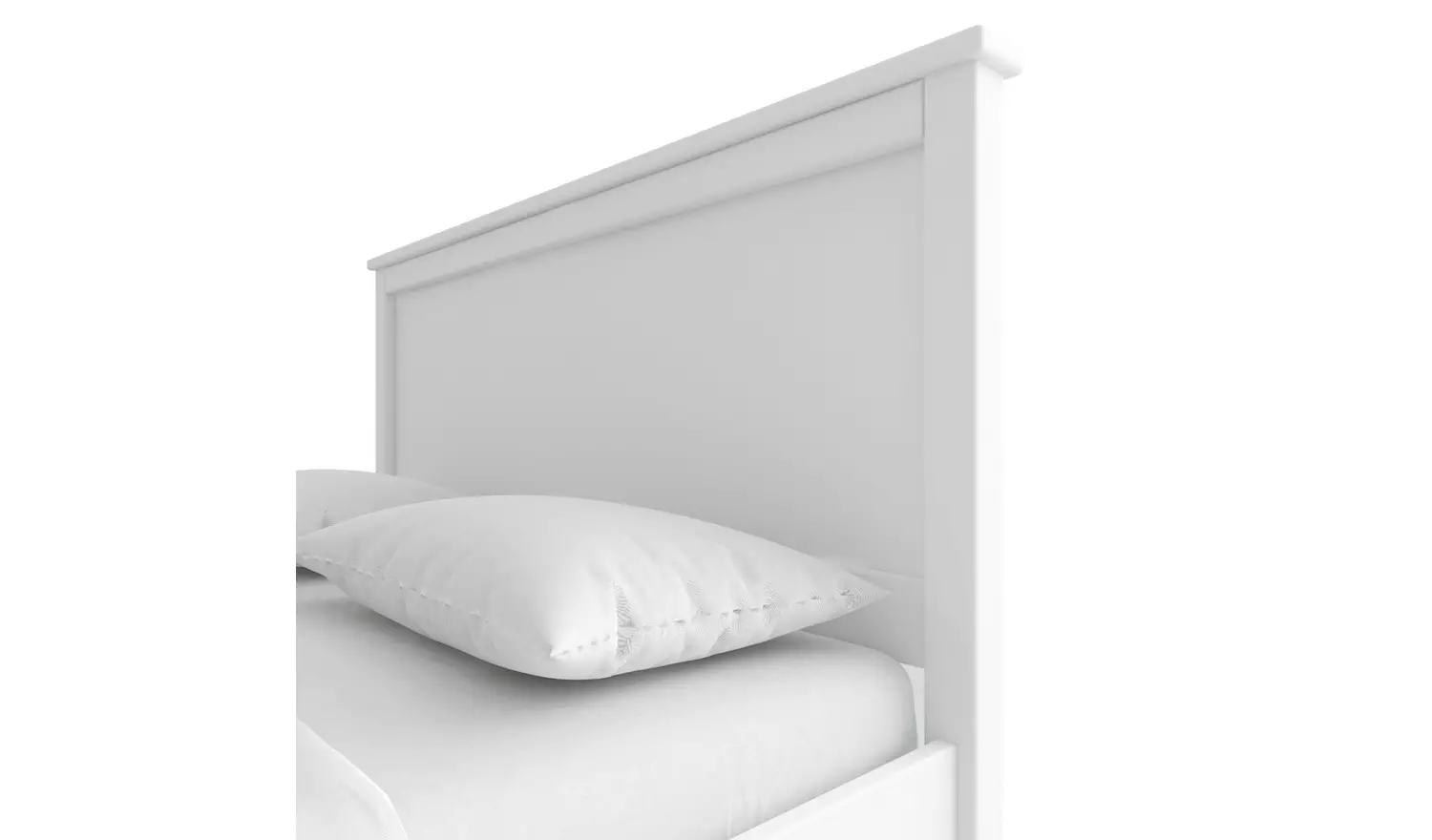 Habitat Brooklyn Small Double Wooden Bed Frame - White