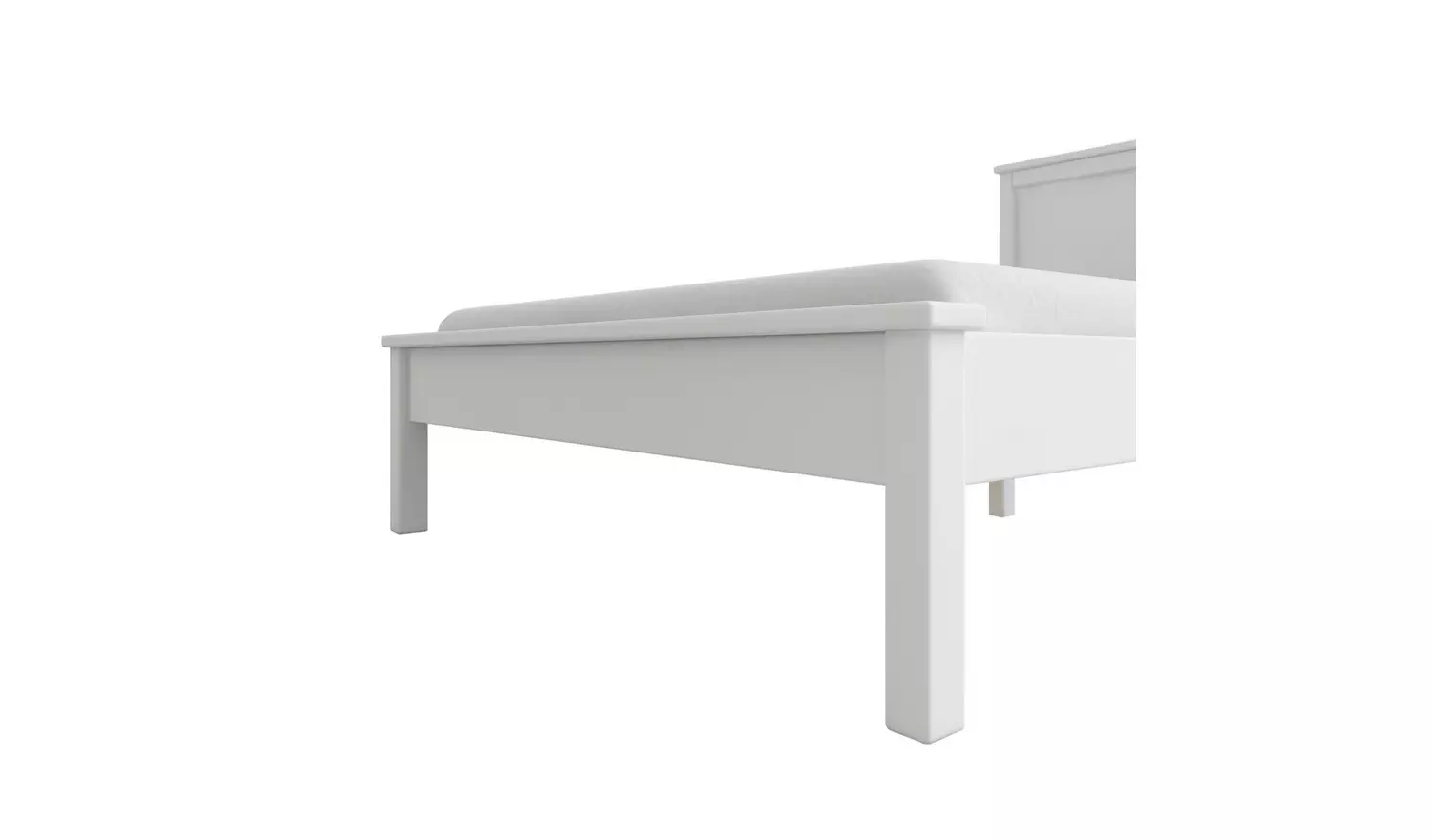 Habitat Brooklyn Small Double Wooden Bed Frame - White