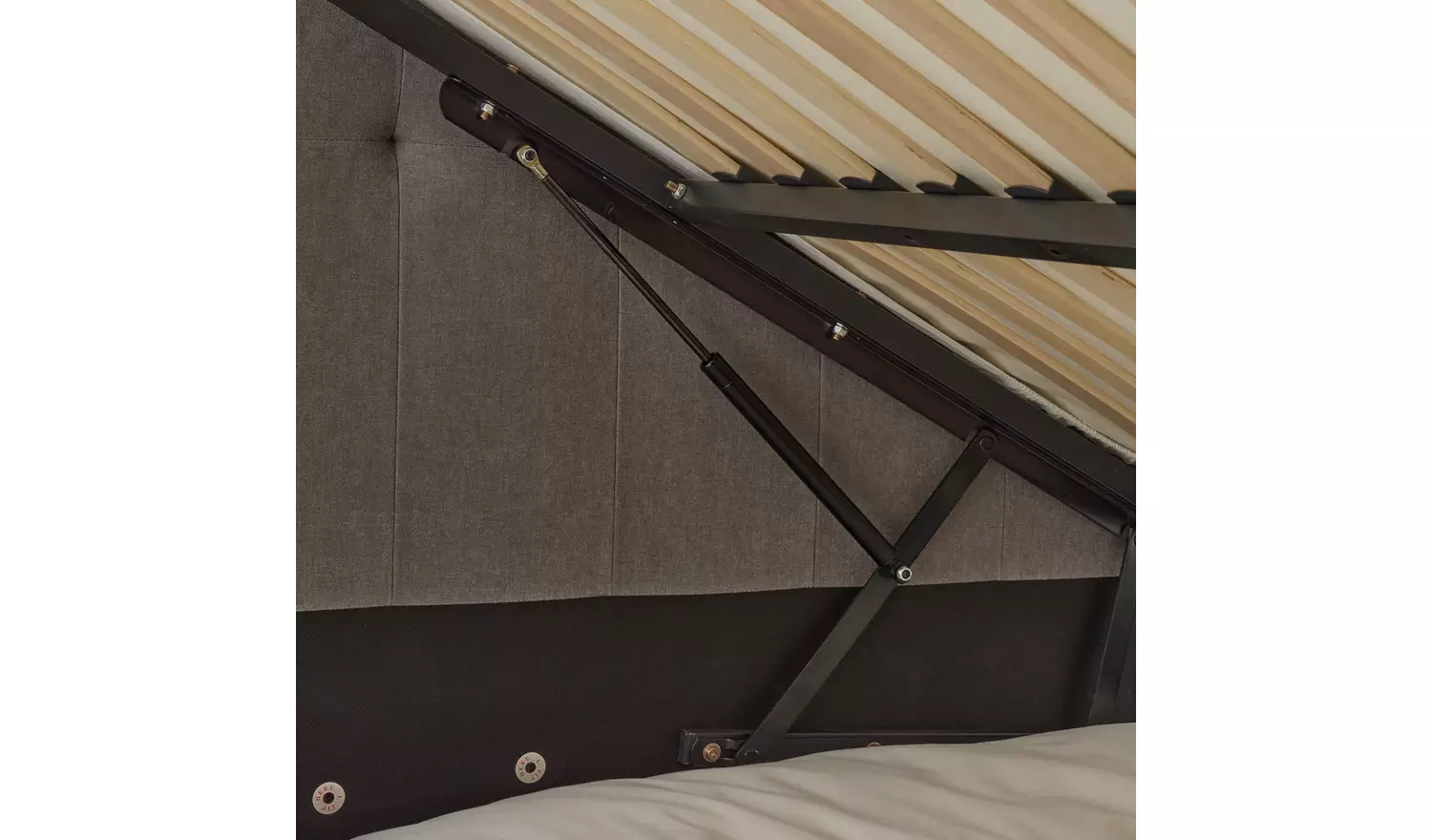 Argos Home Bentley Double 2.1 Sound TV Ottoman Bed - Grey