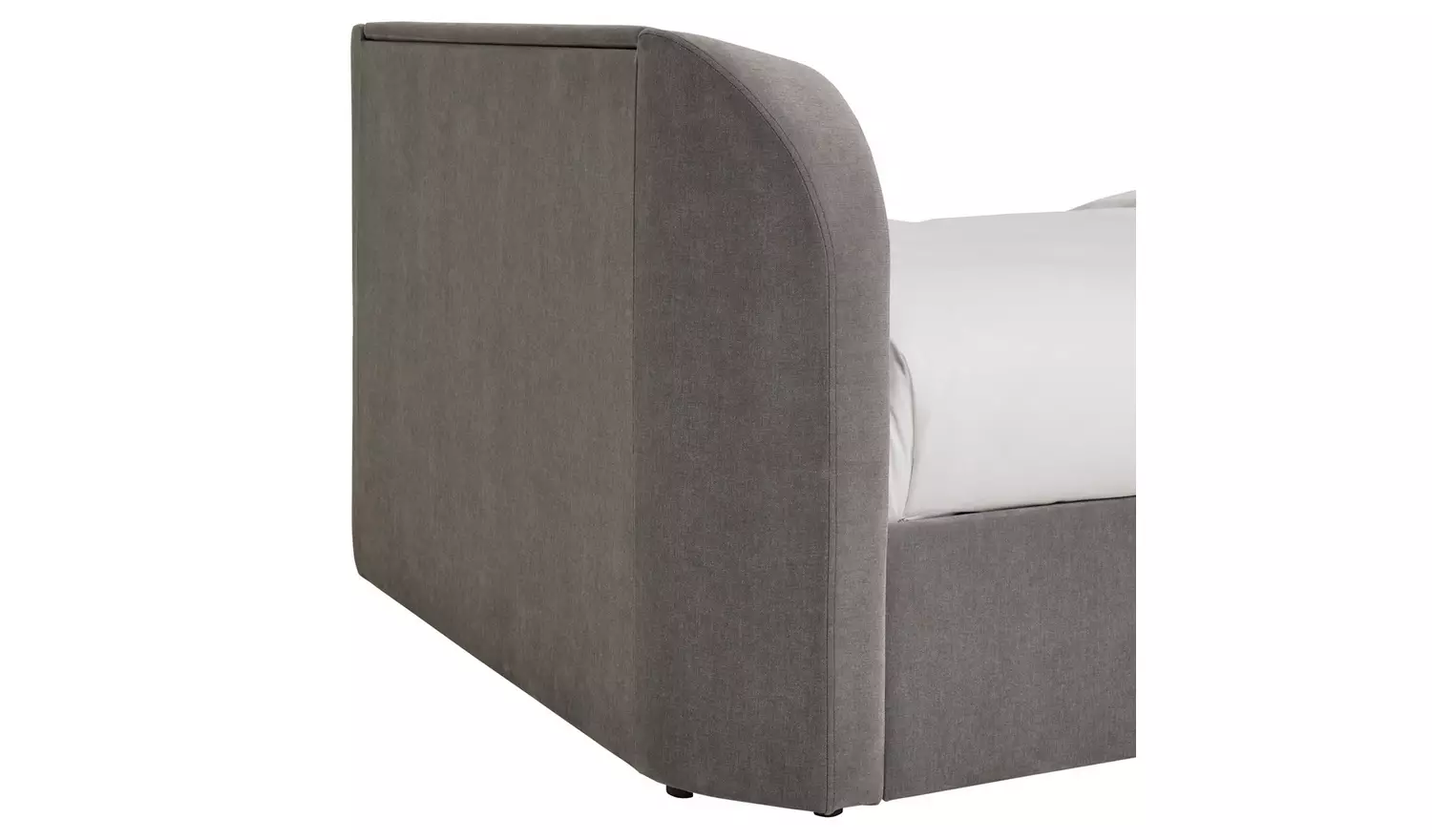 Argos Home Bentley Double 2.1 Sound TV Ottoman Bed - Grey
