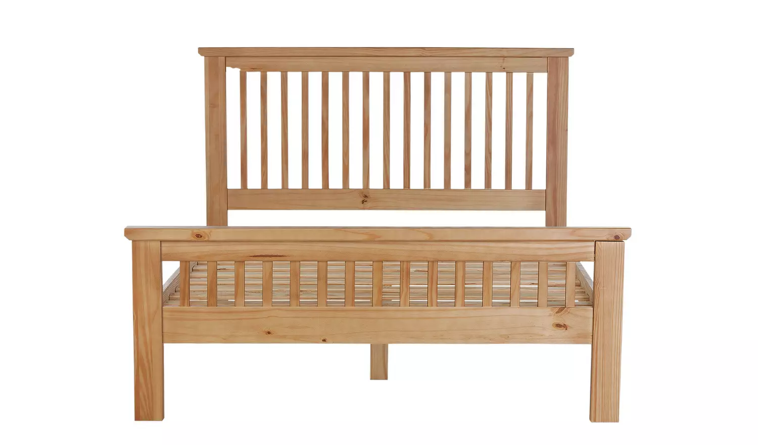 Argos Home Aubrey Small Double Wooden Bed Frame - Oak Stain