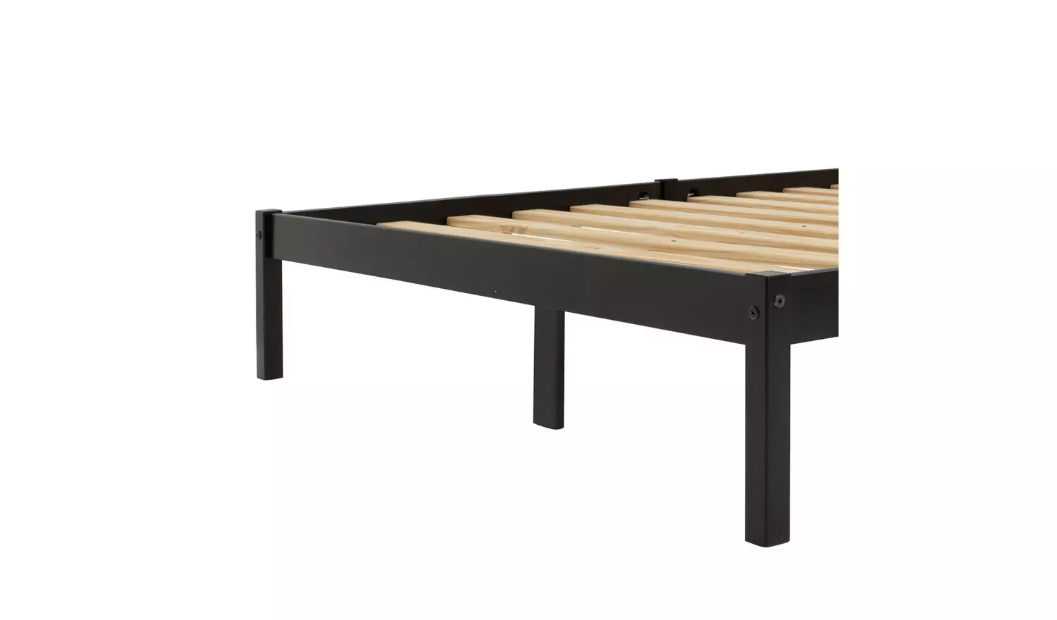 Argos Home Kaycie Double Wooden Bed Frame - Black