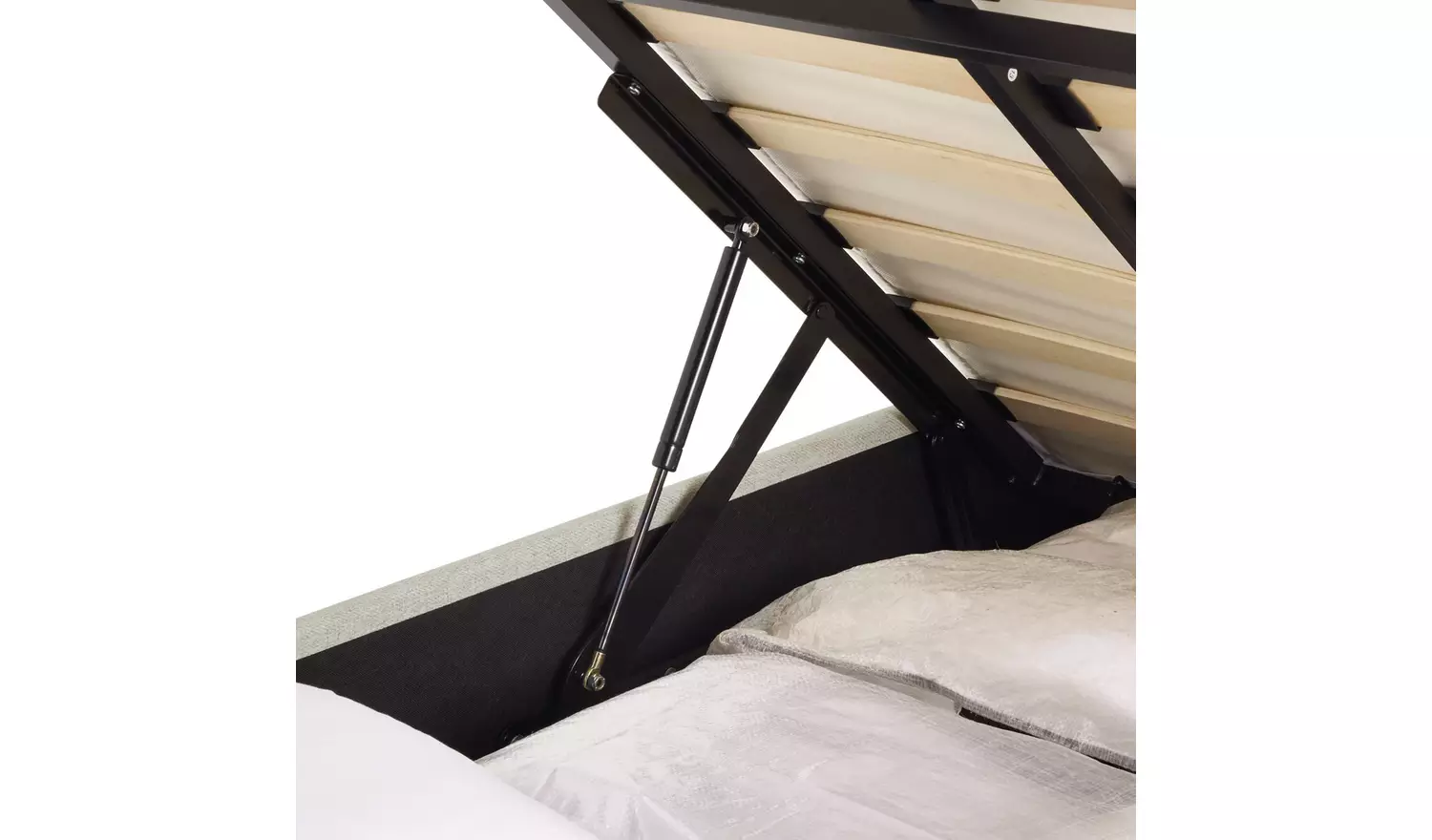 Habitat Chadwell Single End Lift Ottoman Bed - Natural