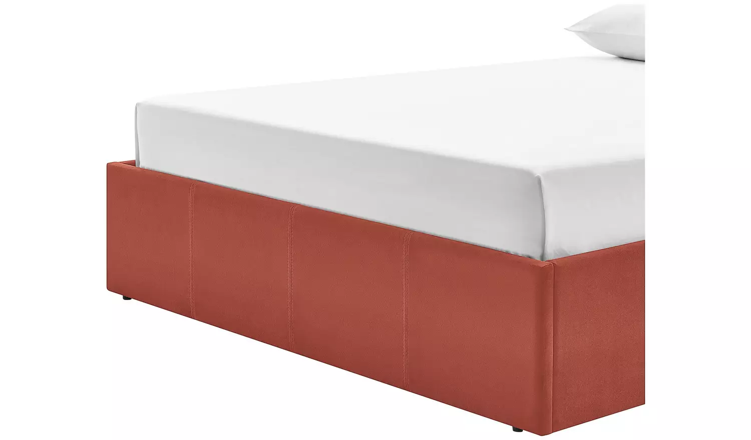 Argos Home Luca Double End Lift Ottoman Bed - Burnt Orange