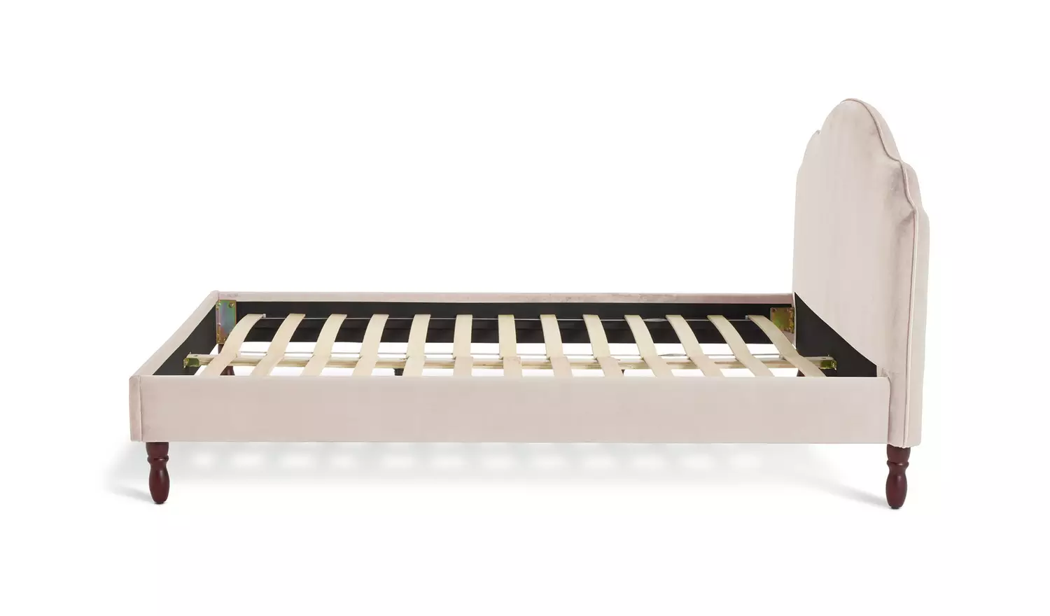 Habitat Sophia Kingsize Velvet Bed Frame - Natural