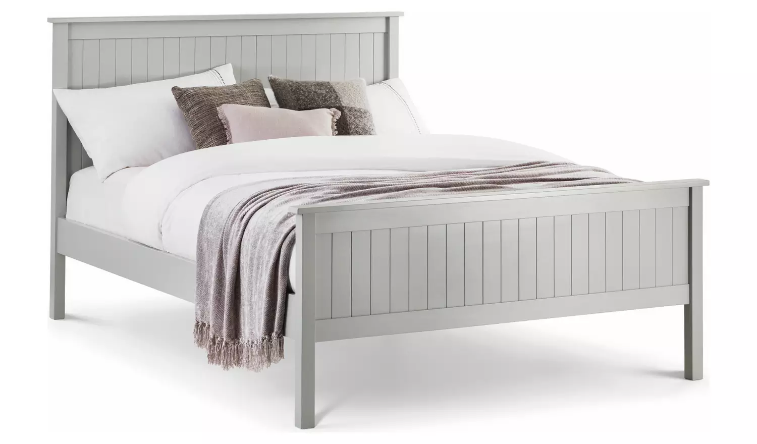 Julian Bowen Maine Double Bed Frame -Grey