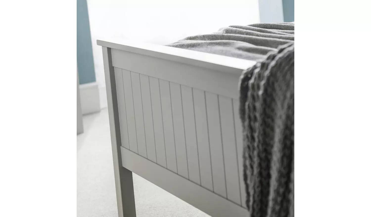 Julian Bowen Maine Double Bed Frame -Grey